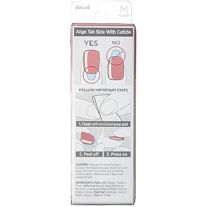 Impress Kiss imPRESS Color Press-On Nails, Sweet Aro (IMC515C) - Image 3